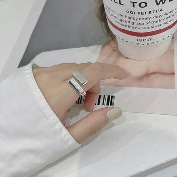 New Vintage Style Handmade Sterling Silver Unique Simple Open Rings For Women - Fashion Jewellery For Daily Use - The Jewellery Supermarket